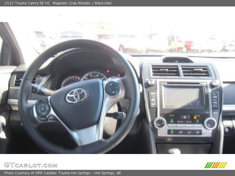 Magnetic Gray Metallic / Black/Ash 2012 Toyota Camry SE V6