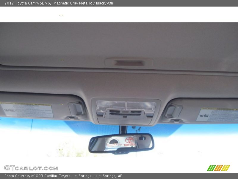 Magnetic Gray Metallic / Black/Ash 2012 Toyota Camry SE V6