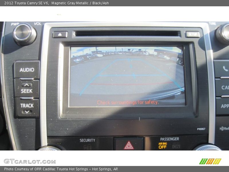 Magnetic Gray Metallic / Black/Ash 2012 Toyota Camry SE V6