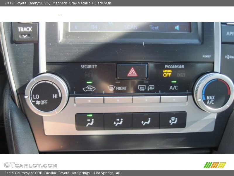 Magnetic Gray Metallic / Black/Ash 2012 Toyota Camry SE V6