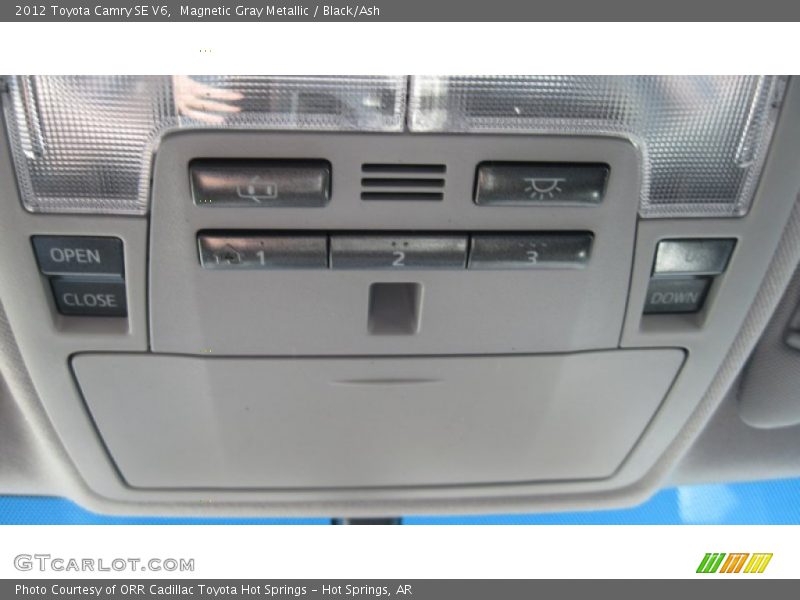 Magnetic Gray Metallic / Black/Ash 2012 Toyota Camry SE V6