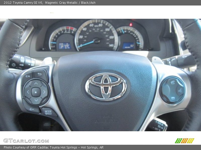 Magnetic Gray Metallic / Black/Ash 2012 Toyota Camry SE V6