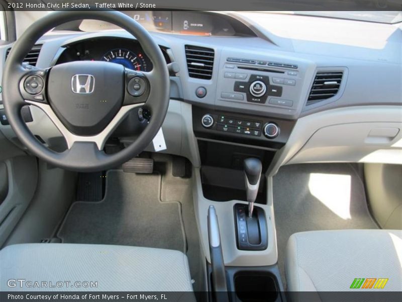Dashboard of 2012 Civic HF Sedan