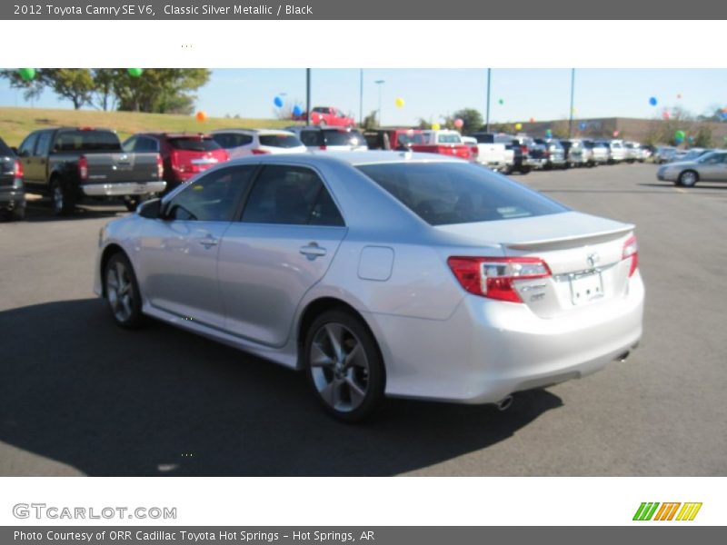 Classic Silver Metallic / Black 2012 Toyota Camry SE V6