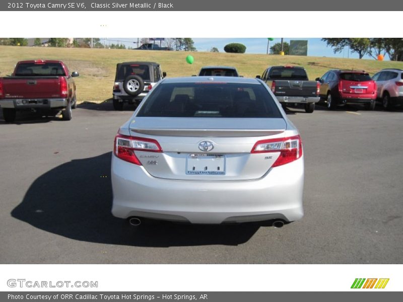 Classic Silver Metallic / Black 2012 Toyota Camry SE V6