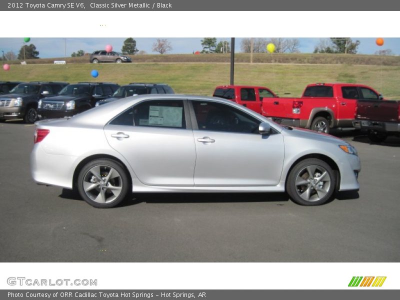 Classic Silver Metallic / Black 2012 Toyota Camry SE V6