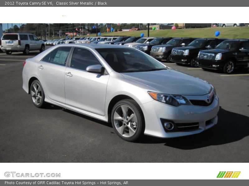 Classic Silver Metallic / Black 2012 Toyota Camry SE V6