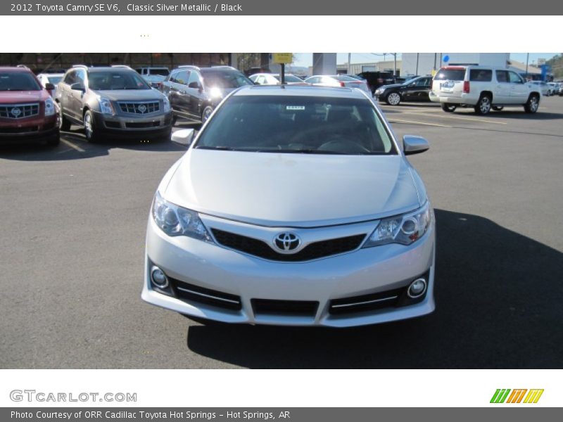 Classic Silver Metallic / Black 2012 Toyota Camry SE V6