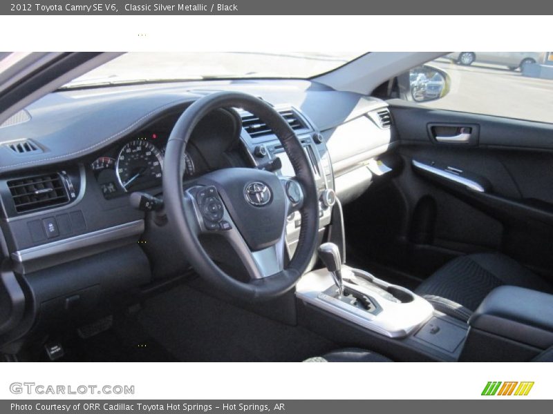 Classic Silver Metallic / Black 2012 Toyota Camry SE V6