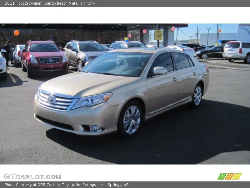 Sandy Beach Metallic / Ivory 2011 Toyota Avalon