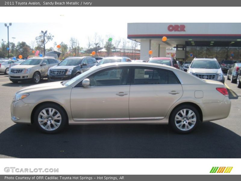 Sandy Beach Metallic / Ivory 2011 Toyota Avalon