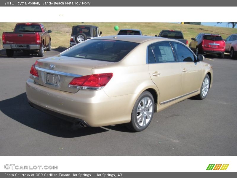 Sandy Beach Metallic / Ivory 2011 Toyota Avalon