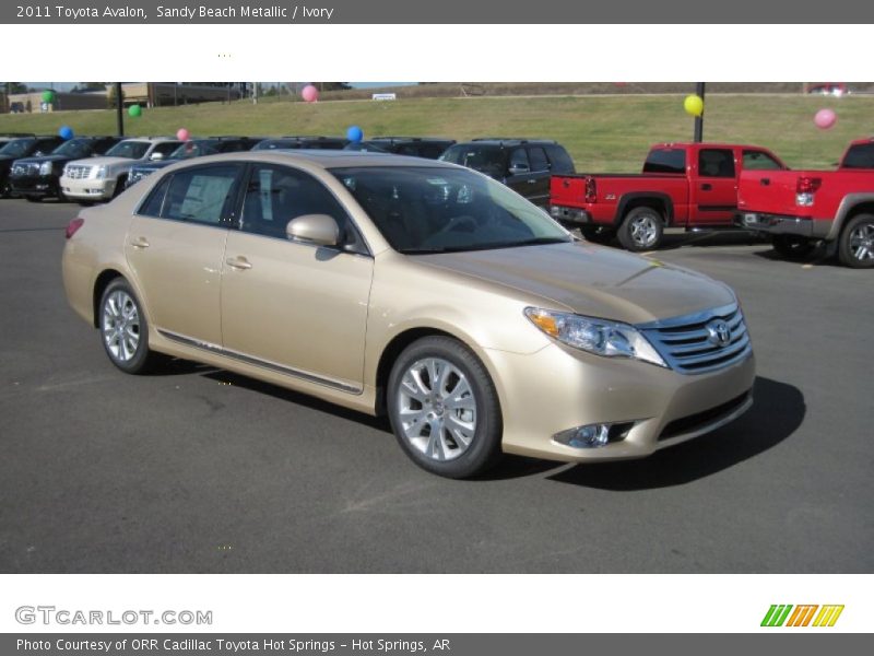 Sandy Beach Metallic / Ivory 2011 Toyota Avalon