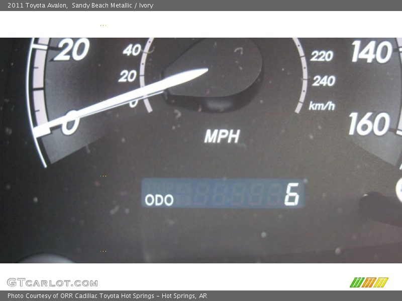 Sandy Beach Metallic / Ivory 2011 Toyota Avalon