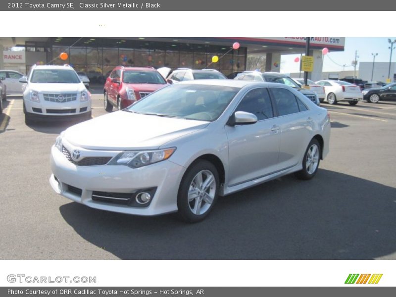 Classic Silver Metallic / Black 2012 Toyota Camry SE