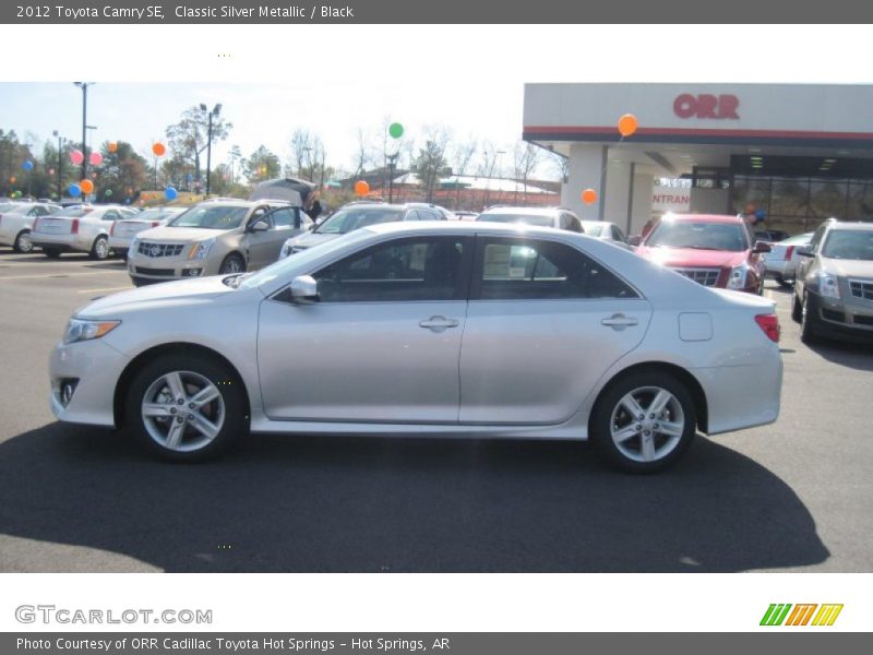 Classic Silver Metallic / Black 2012 Toyota Camry SE