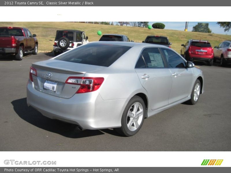 Classic Silver Metallic / Black 2012 Toyota Camry SE