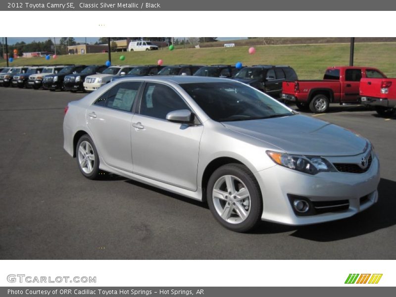 Classic Silver Metallic / Black 2012 Toyota Camry SE
