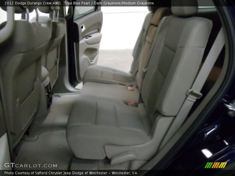 True Blue Pearl / Dark Graystone/Medium Graystone 2012 Dodge Durango Crew AWD