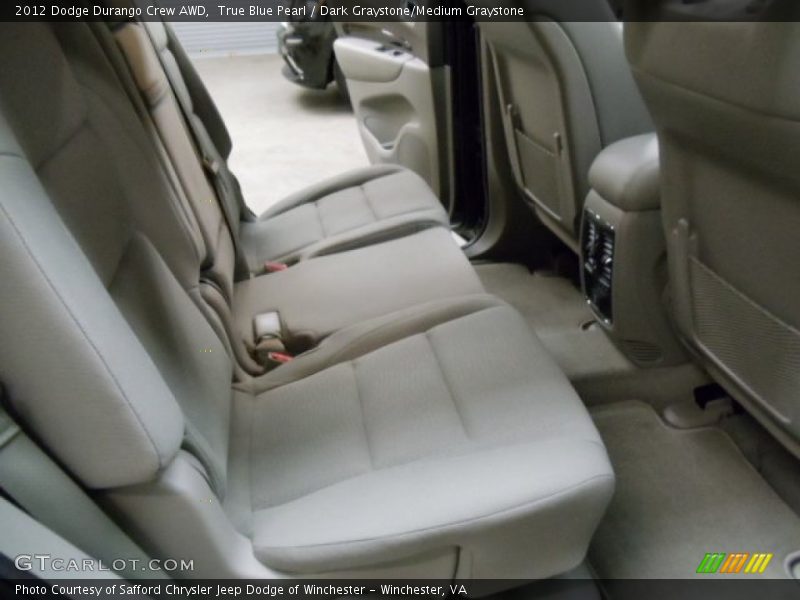 True Blue Pearl / Dark Graystone/Medium Graystone 2012 Dodge Durango Crew AWD
