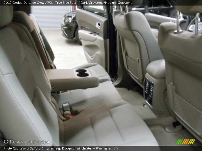 True Blue Pearl / Dark Graystone/Medium Graystone 2012 Dodge Durango Crew AWD
