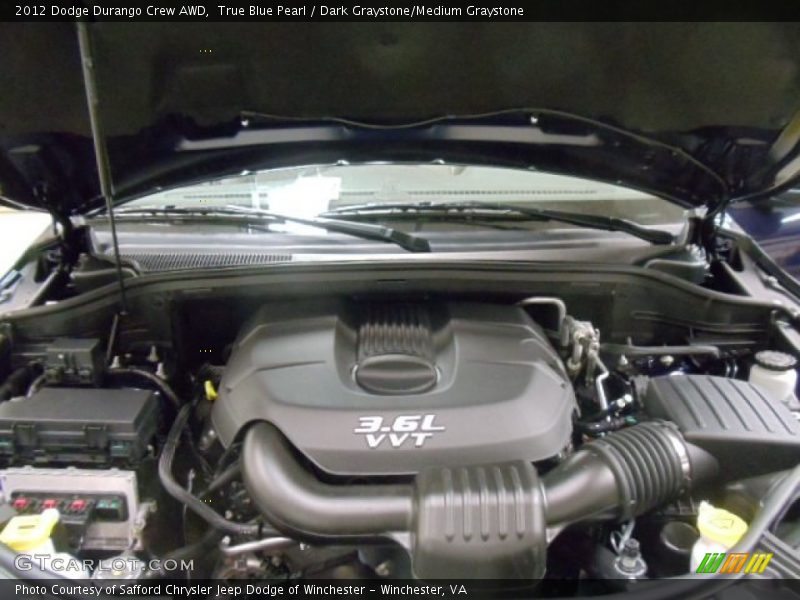  2012 Durango Crew AWD Engine - 3.6 Liter DOHC 24-Valve VVT Pentastar V6