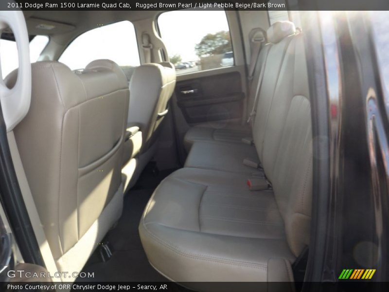 Rugged Brown Pearl / Light Pebble Beige/Bark Brown 2011 Dodge Ram 1500 Laramie Quad Cab