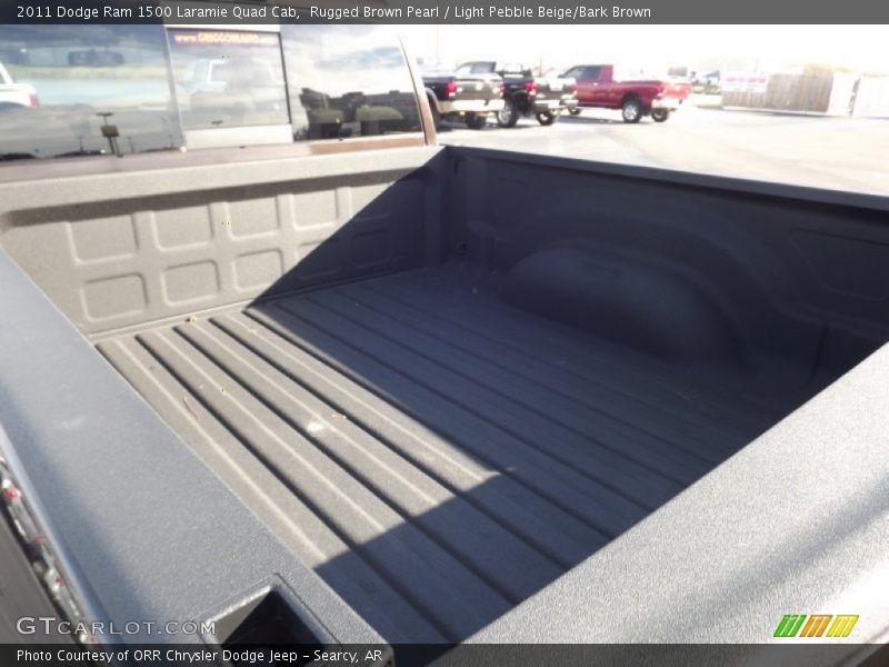 Rugged Brown Pearl / Light Pebble Beige/Bark Brown 2011 Dodge Ram 1500 Laramie Quad Cab