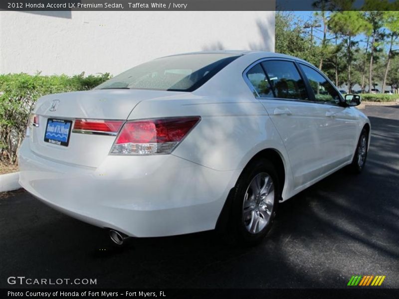 Taffeta White / Ivory 2012 Honda Accord LX Premium Sedan