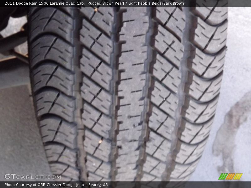 Rugged Brown Pearl / Light Pebble Beige/Bark Brown 2011 Dodge Ram 1500 Laramie Quad Cab