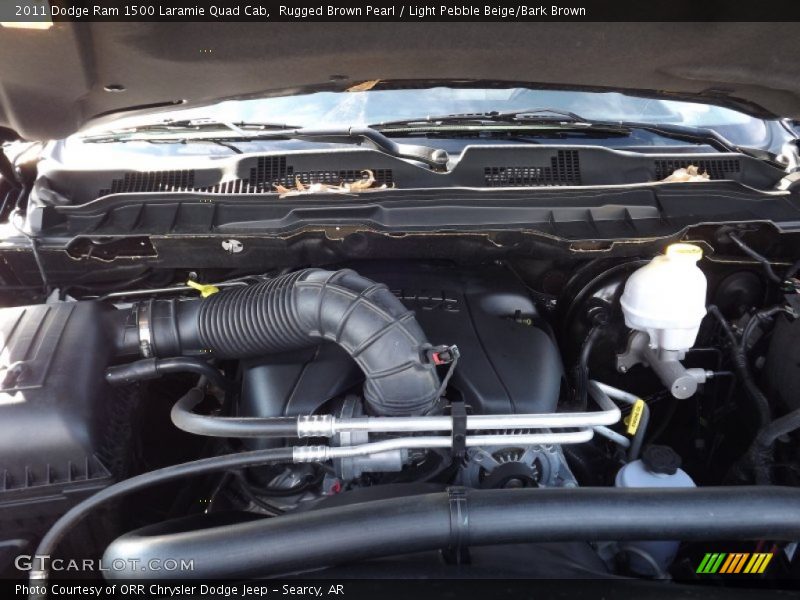Rugged Brown Pearl / Light Pebble Beige/Bark Brown 2011 Dodge Ram 1500 Laramie Quad Cab
