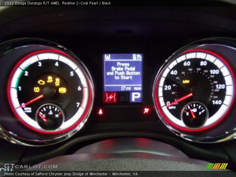 Redline 2-Coat Pearl / Black 2012 Dodge Durango R/T AWD