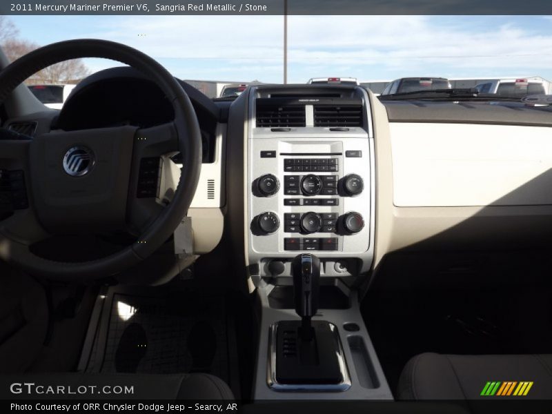 Sangria Red Metallic / Stone 2011 Mercury Mariner Premier V6