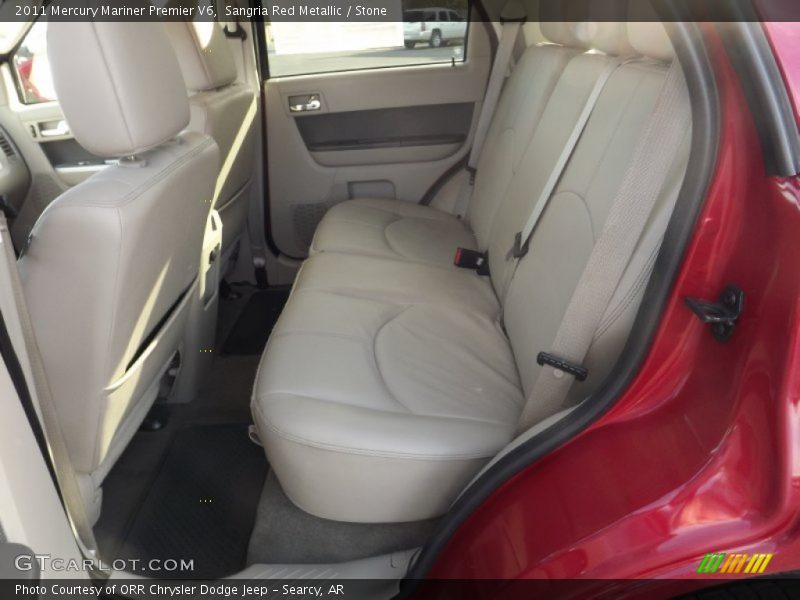 Sangria Red Metallic / Stone 2011 Mercury Mariner Premier V6