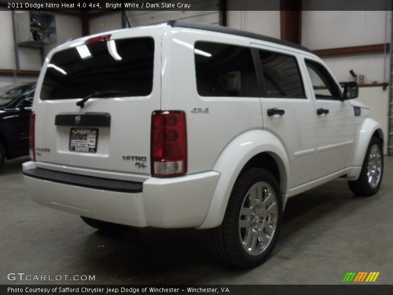 Bright White / Dark Slate Gray 2011 Dodge Nitro Heat 4.0 4x4