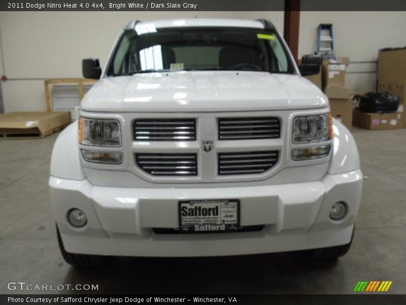 Bright White / Dark Slate Gray 2011 Dodge Nitro Heat 4.0 4x4