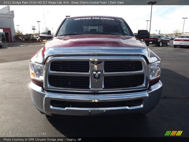 Deep Cherry Crystal Pearl / Dark Slate 2011 Dodge Ram 2500 HD SLT Mega Cab 4x4