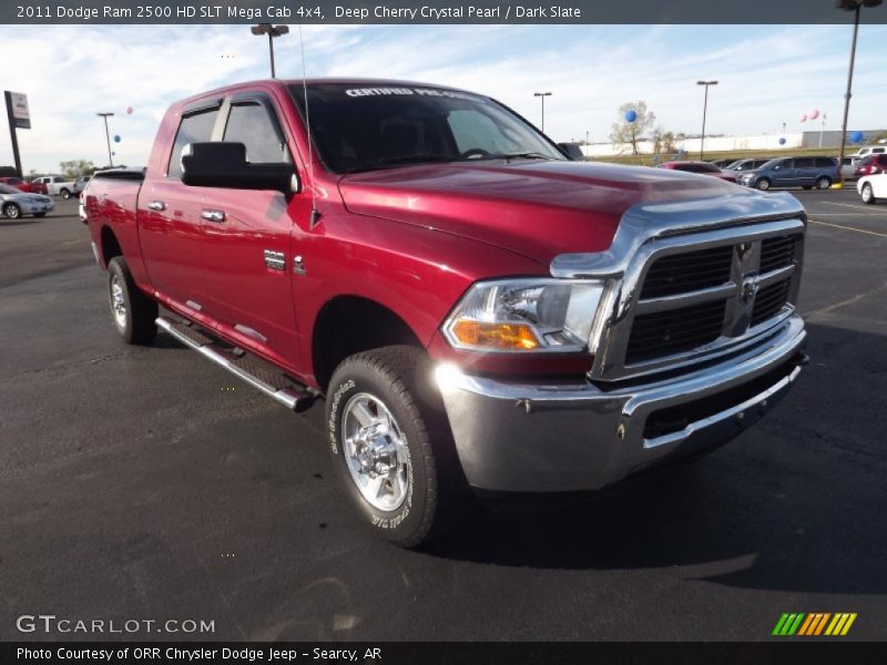 Deep Cherry Crystal Pearl / Dark Slate 2011 Dodge Ram 2500 HD SLT Mega Cab 4x4
