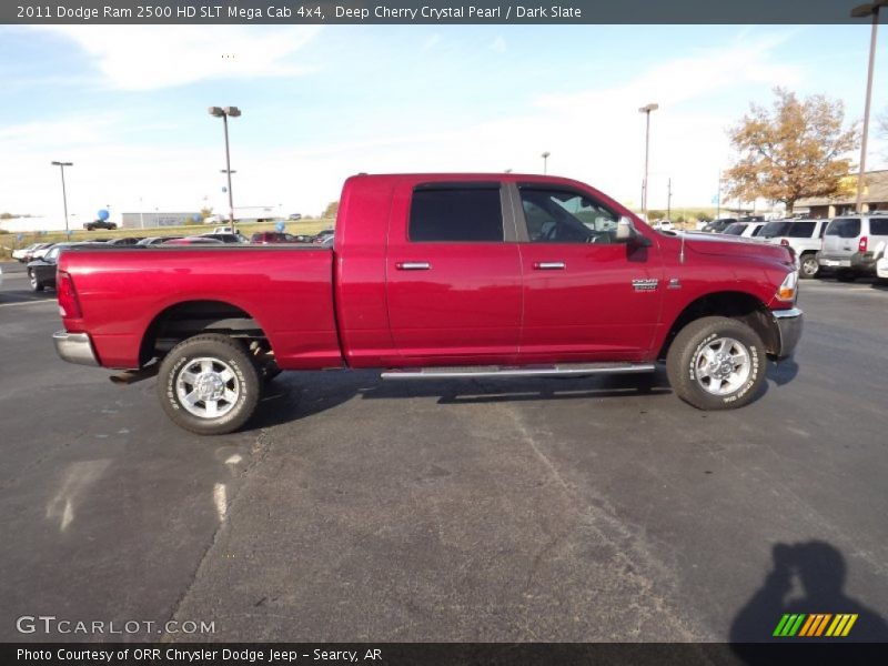 Deep Cherry Crystal Pearl / Dark Slate 2011 Dodge Ram 2500 HD SLT Mega Cab 4x4