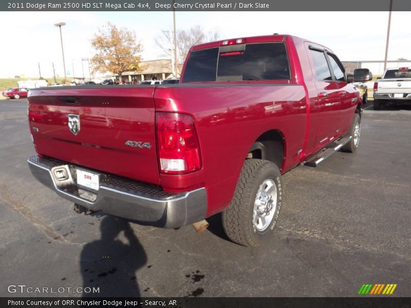 Deep Cherry Crystal Pearl / Dark Slate 2011 Dodge Ram 2500 HD SLT Mega Cab 4x4