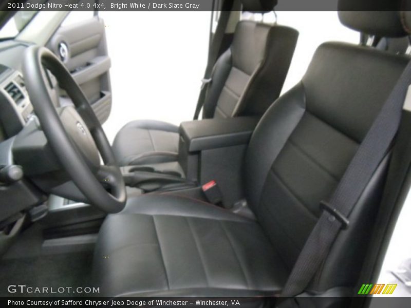 Bright White / Dark Slate Gray 2011 Dodge Nitro Heat 4.0 4x4