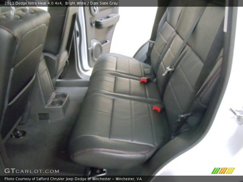 Bright White / Dark Slate Gray 2011 Dodge Nitro Heat 4.0 4x4