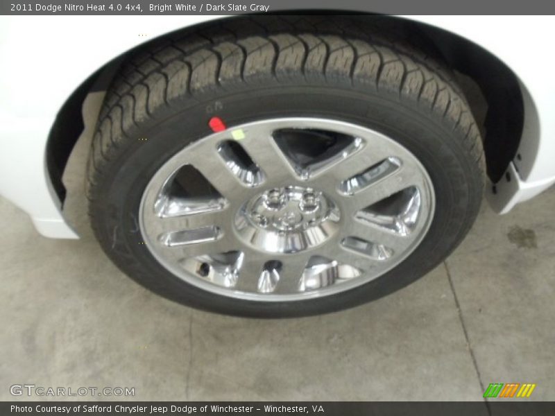Bright White / Dark Slate Gray 2011 Dodge Nitro Heat 4.0 4x4