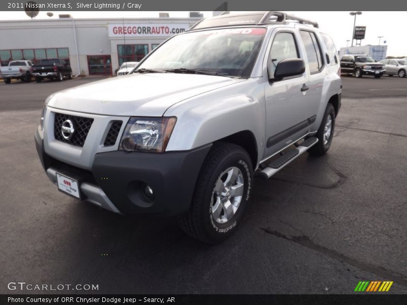 Silver Lightning / Gray 2011 Nissan Xterra S