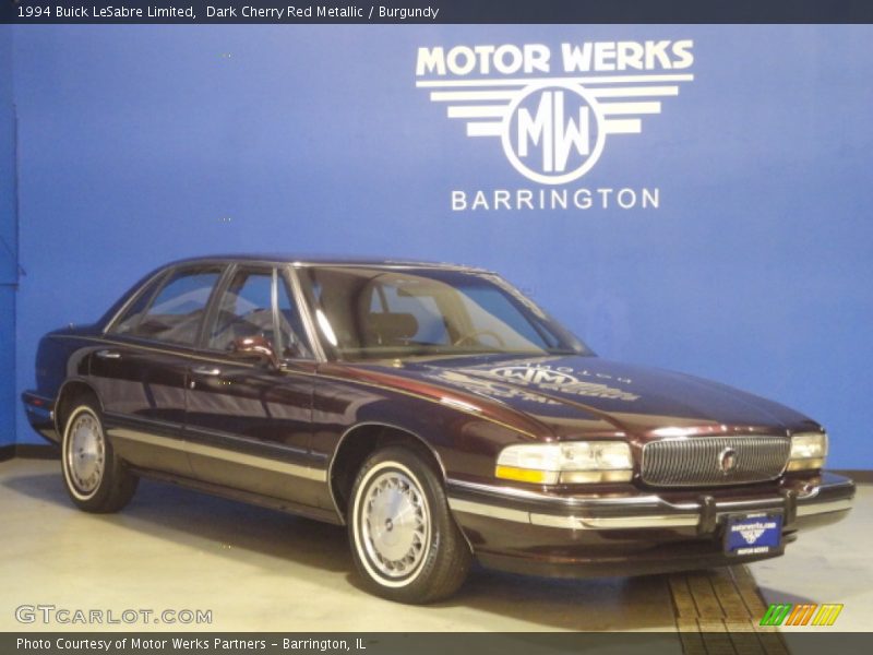 Dark Cherry Red Metallic / Burgundy 1994 Buick LeSabre Limited