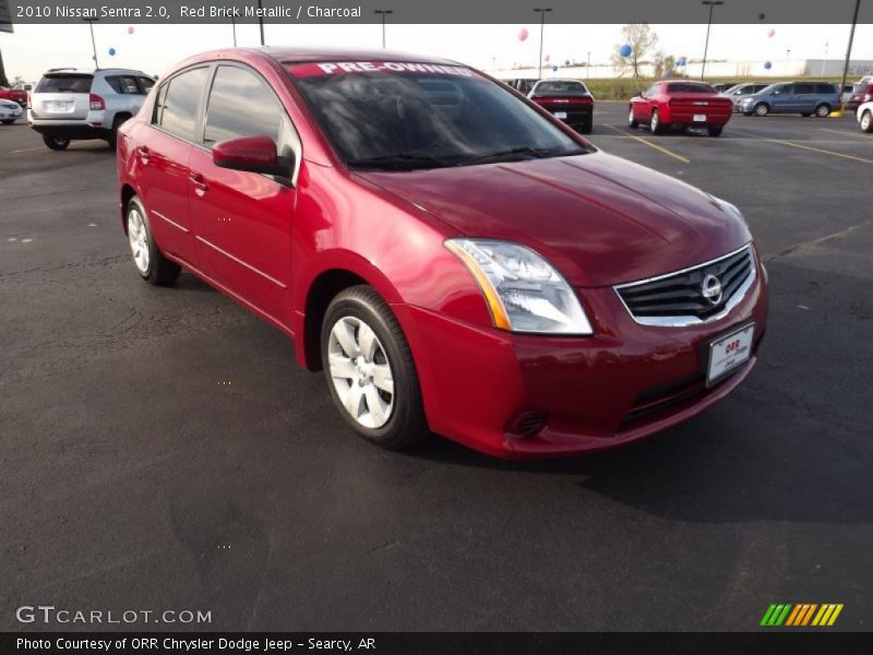 Red Brick Metallic / Charcoal 2010 Nissan Sentra 2.0