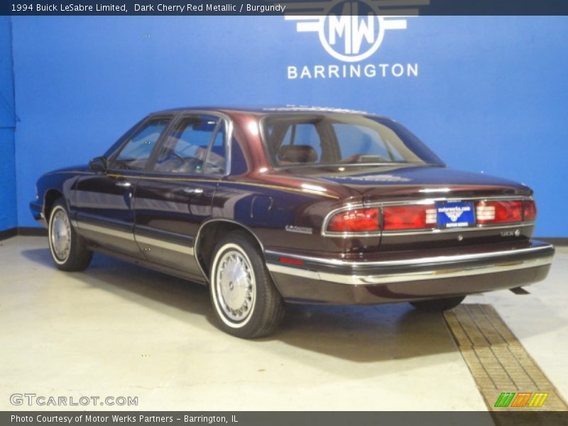 Dark Cherry Red Metallic / Burgundy 1994 Buick LeSabre Limited