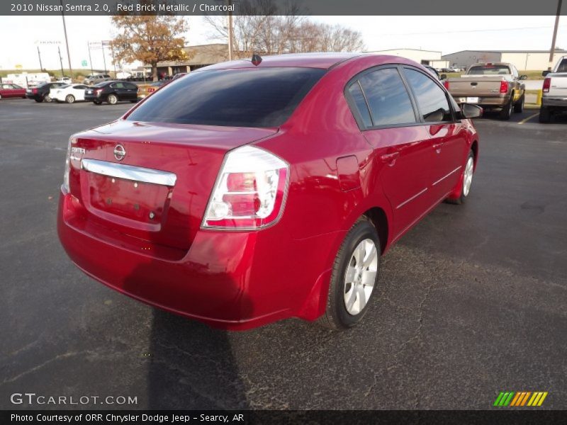 Red Brick Metallic / Charcoal 2010 Nissan Sentra 2.0