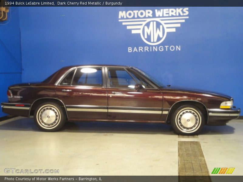 Dark Cherry Red Metallic / Burgundy 1994 Buick LeSabre Limited