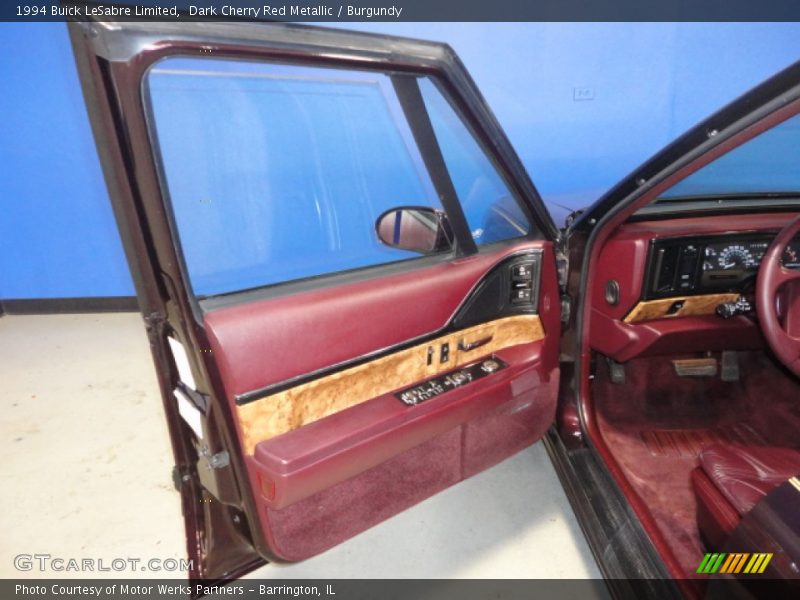 Dark Cherry Red Metallic / Burgundy 1994 Buick LeSabre Limited